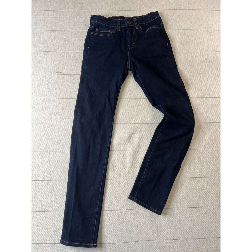 Buffalo David Bitton Mens Slim Straight Dark Indigo Jeans 27 * 30